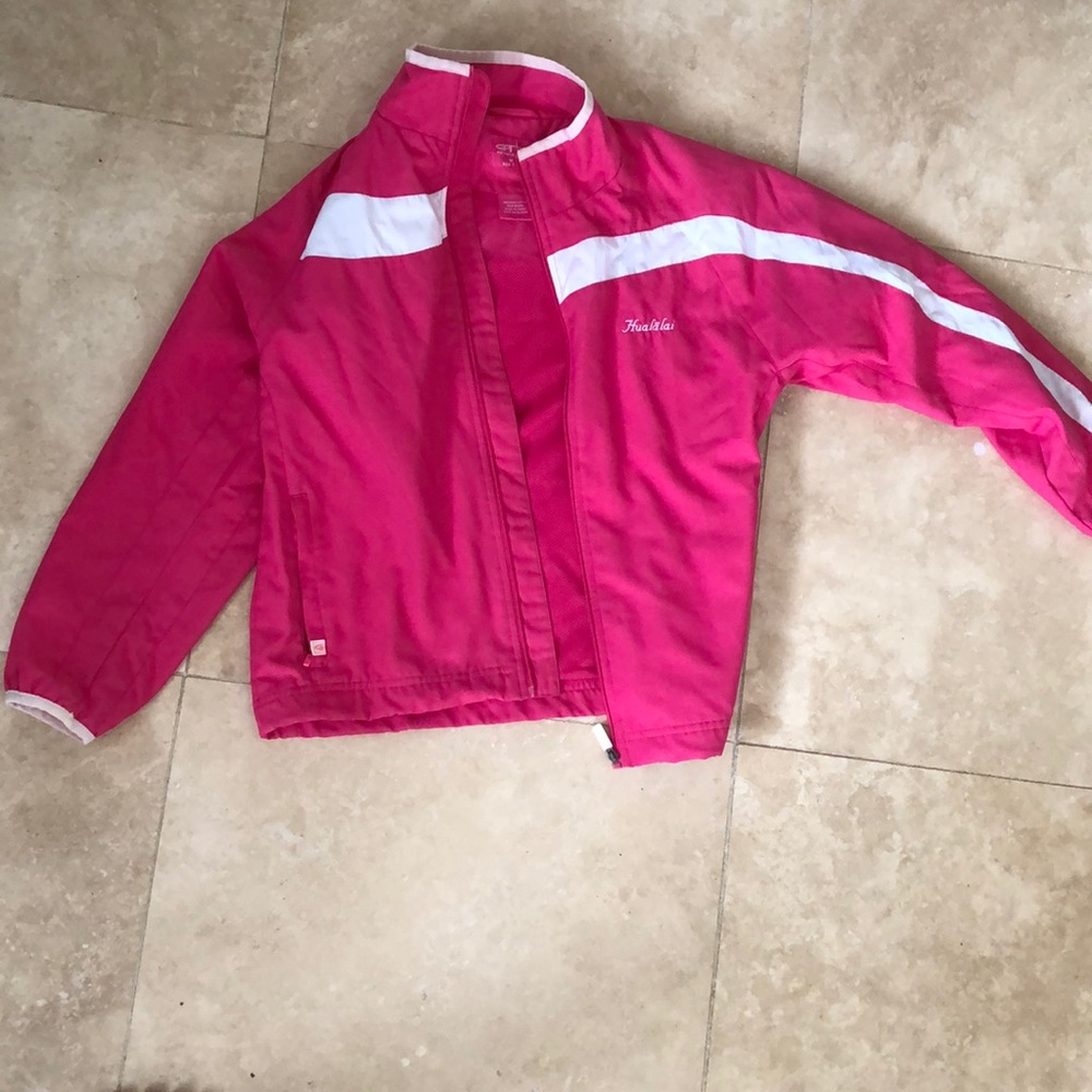 Hot pink golf jacket